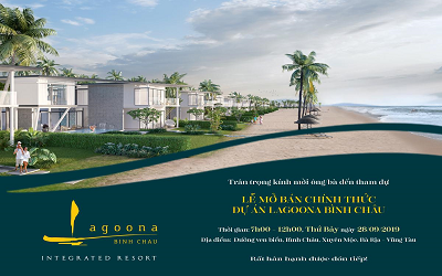 Tâm điểm thị trường bất động sản nghỉ dưỡng - Lễ mở bán Lagoona Bình Châu